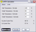 Screenshot of LMTD Calculator 1.0
