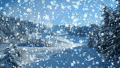 Screenshot of Snowy Desktop 3D Screensaver 1.02