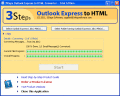 Screenshot of 3Steps Outlook Express to HTML Converter 2.3
