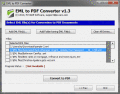 Screenshot of Export Mail EML to PDF 3.5.2