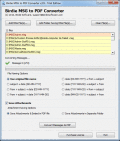 Screenshot of Import Mass MSG to PDF 3.4