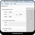 Screenshot of DRPU Barcode Maker 7.3.0.1