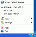 Select your default printer.