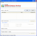 Screenshot of DBX Data Recovery 3.3