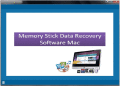 Screenshot of Memory Stick Data Recovery Software Mac 1.0.0.25