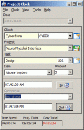 Screenshot of Project Clock Pro 10.10