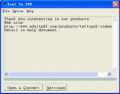 Screenshot of Text To PDF COM/SDK 2.2