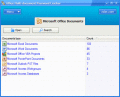 Screenshot of Office Multi-document Password Cracker 4.0