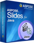 Aspose.Slides is a Java component.