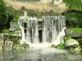 Screenshot of Mayan Waterfall 3D Screensaver 1.2