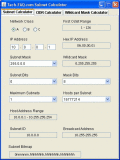 Screenshot of Tech-FAQ.com Subnet Calculator 1.0