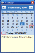 Screenshot of Xcalday 1.0