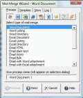 Screenshot of Mail Merge for Microsoft Access 2007 SP1 5.0