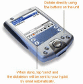 Screenshot of Palm Dictate Dictation Recorder 1.00