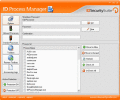 ID Process Manger manages running processes.