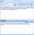 Screenshot of PROMT Translation Agent 1.0
