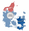 Denmark Interactive Map Locator for websites