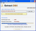 Screenshot of Transfer DBX Files to Windows Mail 6.8