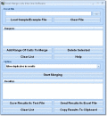 Screenshot of Excel Merge Lists Into One Software 7.0