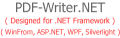 Generate PDF file from ASP.NET & WinForm .NET