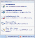 Screenshot of Advanced Email Extractor 3.5.1602