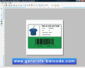 Generate Barcode Label tool create labels