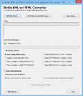 Screenshot of EML to HTML Converter 3.5