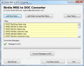 Screenshot of Convert MSG to Word 3.2