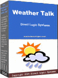 Talk weather forecasts