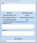 Screenshot of Find and Replace In All Files In Batch Software 7.0