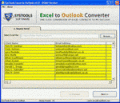 Screenshot of Excel to Outlook Address Book 3.0