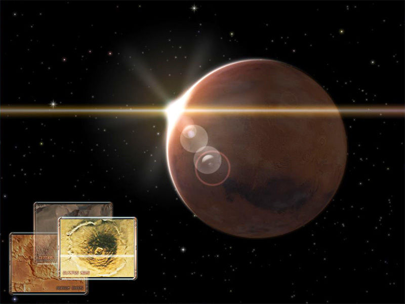 Mars 3d space survey screensavers Mars 3d space survey screensavers