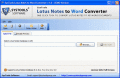 Screenshot of Program Lotus Notes in Word 1.0