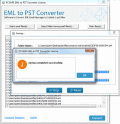 Screenshot of Importing EML Files to Outlook 4.1.5