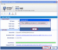 Screenshot of Split Up Large PST File 4.0