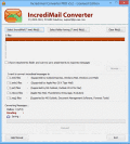 Screenshot of IncrediMail to Mac Mail Converter 8.1