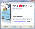 Screenshot of Export WAB to Outlook 2010 3.01