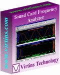Screenshot of Virtins Sound Card Spectrum Analyzer 3.3