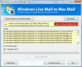 Screenshot of Windows Mail to Entourage converter 4.7