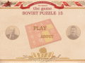 The game Soviet Puzzle 15 is a computerized..