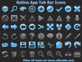 Screenshot of Retina App Tab Bar Icons 2013.2