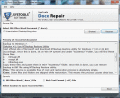 Screenshot of Recover Docx File 3.6.1