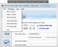 Screenshot of GS1 Databar Barcode Generator 7.3.0.1