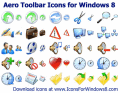 Screenshot of Aero Toolbar Icons for Windows 8 2013.2
