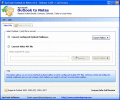 Screenshot of Exchange PST to Lotus Notes 7.0