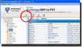 Screenshot of Recover Exchange 2010 Mailbox backup exe 2.0