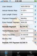 Easy-To-Use iPhone Mortgage Calculator