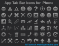 Screenshot of App Tab Bar Icons for iPhone 2.2