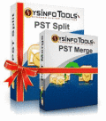 Screenshot of SysInfoTools PST Split and Merge Combo Pack 1.0