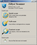 Screenshot of Zillya! Scanner 1.0.0.3b4120202
